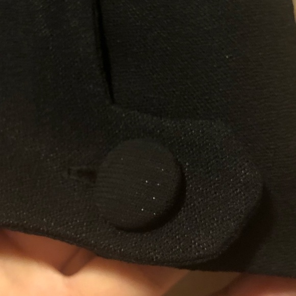 True vintage 1940’s Black/Rust crepe dress RARE larger size! 16 - Picture 8 of 13